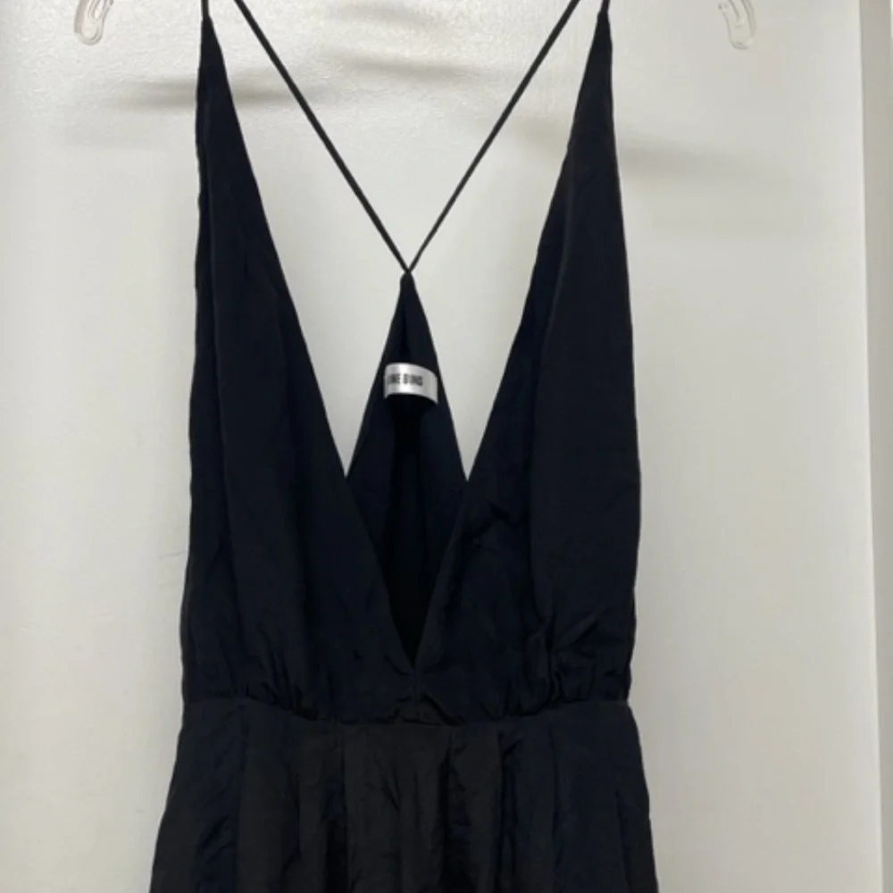 ANINE BING Black Silk Dress EUC - Picture 6 of 11